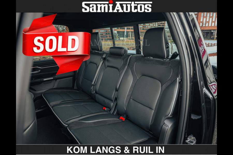 Dodge Ram 1500 Night Premium | Full Option | De Meest Luxe Pick-Up in zijn Klasse | Comfortabele Dubbele Cabine met Royale 5 Zitplaatsen | BPM vrij | Nu Leverbaar uit Voorraad | Voorraad Nr 2200 - 0886 | De specialist in Amerikaanse pick‑ups in Nederland en Europa.
