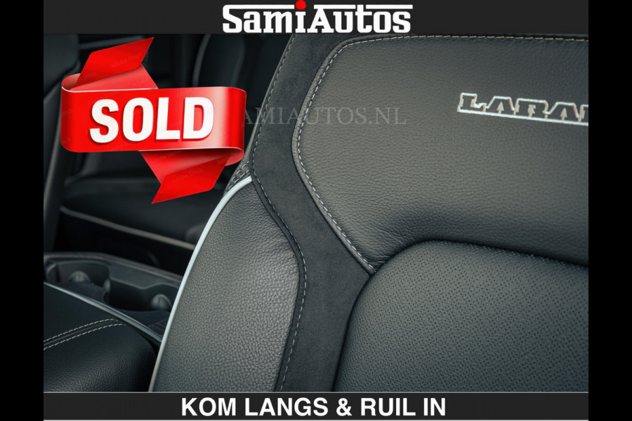 Dodge Ram 1500 Night Premium | Full Option | De Meest Luxe Pick-Up in zijn Klasse | Comfortabele Dubbele Cabine met Royale 5 Zitplaatsen | BPM vrij | Nu Leverbaar uit Voorraad | Voorraad Nr 2200 - 0886 | De specialist in Amerikaanse pick‑ups in Nederland en Europa.