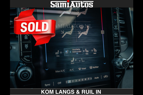 Dodge Ram 1500 Night Premium | Full Option | De Meest Luxe Pick-Up in zijn Klasse | Comfortabele Dubbele Cabine met Royale 5 Zitplaatsen | BPM vrij | Nu Leverbaar uit Voorraad | Voorraad Nr 2200 - 0886 | De specialist in Amerikaanse pick‑ups in Nederland en Europa.