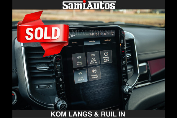 Dodge Ram 1500 Night Premium | Full Option | De Meest Luxe Pick-Up in zijn Klasse | Comfortabele Dubbele Cabine met Royale 5 Zitplaatsen | BPM vrij | Nu Leverbaar uit Voorraad | Voorraad Nr 2200 - 0886 | De specialist in Amerikaanse pick‑ups in Nederland en Europa.