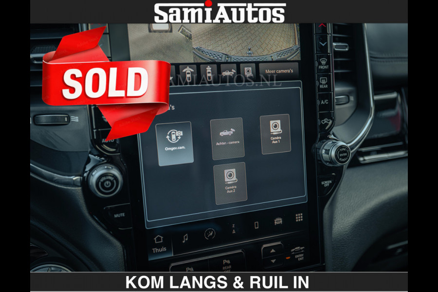 Dodge Ram 1500 Night Premium | Full Option | De Meest Luxe Pick-Up in zijn Klasse | Comfortabele Dubbele Cabine met Royale 5 Zitplaatsen | BPM vrij | Nu Leverbaar uit Voorraad | Voorraad Nr 2200 - 0886 | De specialist in Amerikaanse pick‑ups in Nederland en Europa.