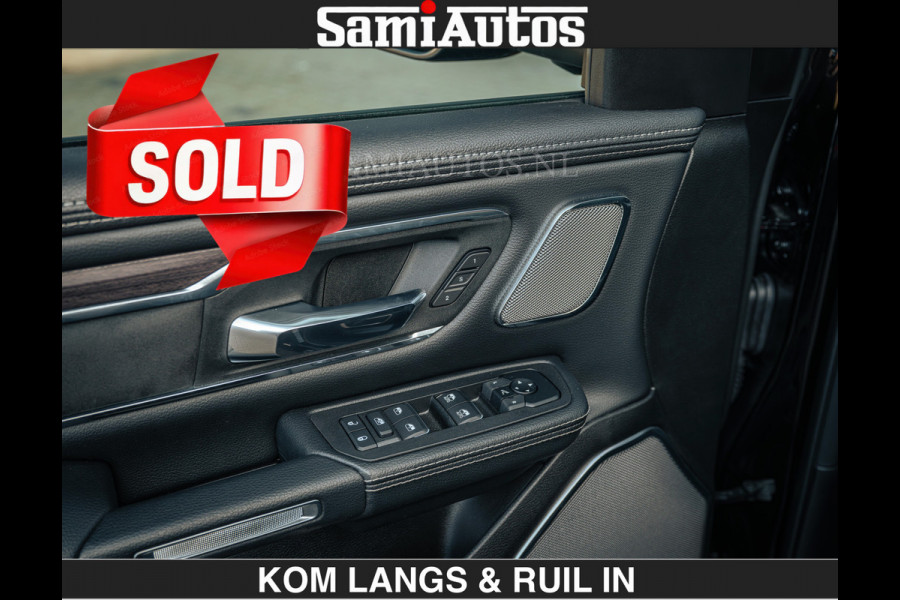 Dodge Ram 1500 Night Premium | Full Option | De Meest Luxe Pick-Up in zijn Klasse | Comfortabele Dubbele Cabine met Royale 5 Zitplaatsen | BPM vrij | Nu Leverbaar uit Voorraad | Voorraad Nr 2200 - 0886 | De specialist in Amerikaanse pick‑ups in Nederland en Europa.