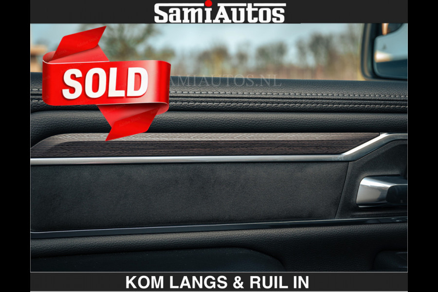 Dodge Ram 1500 Night Premium | Full Option | De Meest Luxe Pick-Up in zijn Klasse | Comfortabele Dubbele Cabine met Royale 5 Zitplaatsen | BPM vrij | Nu Leverbaar uit Voorraad | Voorraad Nr 2200 - 0886 | De specialist in Amerikaanse pick‑ups in Nederland en Europa.
