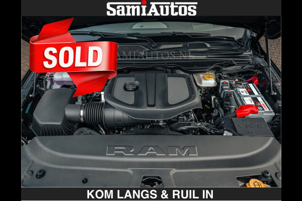 Dodge Ram 1500 Night Premium | Full Option | De Meest Luxe Pick-Up in zijn Klasse | Comfortabele Dubbele Cabine met Royale 5 Zitplaatsen | BPM vrij | Nu Leverbaar uit Voorraad | Voorraad Nr 2200 - 0886 | De specialist in Amerikaanse pick‑ups in Nederland en Europa.