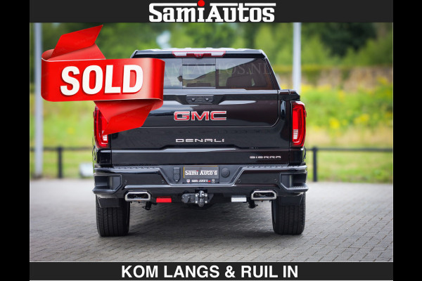 GMC Sierra DENALI | All-In Prijs | 6,2 V8 Full Option | De Meest Luxe Pick-Up in zijn Klasse | Comfortabele Dubbele Cabine met Royale 5 Zitplaatsen | BPM vrij | Nu Leverbaar uit Voorraad | Voorraad Nr 9194 | De specialist in Amerikaanse pick‑ups in Nederland en Europa.
