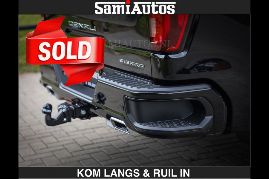 GMC Sierra DENALI | All-In Prijs | 6,2 V8 Full Option | De Meest Luxe Pick-Up in zijn Klasse | Comfortabele Dubbele Cabine met Royale 5 Zitplaatsen | BPM vrij | Nu Leverbaar uit Voorraad | Voorraad Nr 9194 | De specialist in Amerikaanse pick‑ups in Nederland en Europa.