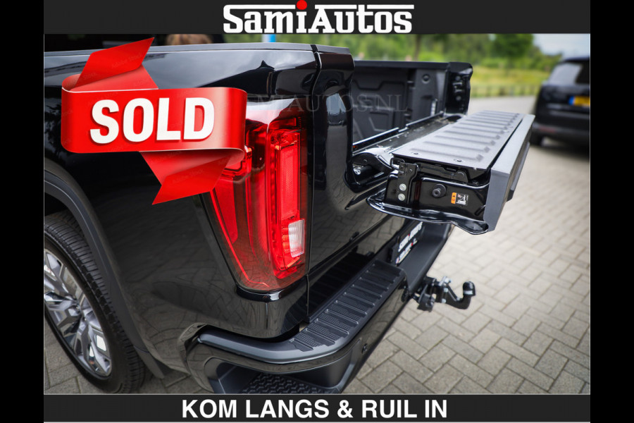 GMC Sierra DENALI | All-In Prijs | 6,2 V8 Full Option | De Meest Luxe Pick-Up in zijn Klasse | Comfortabele Dubbele Cabine met Royale 5 Zitplaatsen | BPM vrij | Nu Leverbaar uit Voorraad | Voorraad Nr 9194 | De specialist in Amerikaanse pick‑ups in Nederland en Europa.