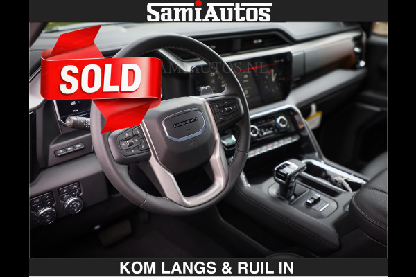 GMC Sierra DENALI | All-In Prijs | 6,2 V8 Full Option | De Meest Luxe Pick-Up in zijn Klasse | Comfortabele Dubbele Cabine met Royale 5 Zitplaatsen | BPM vrij | Nu Leverbaar uit Voorraad | Voorraad Nr 9194 | De specialist in Amerikaanse pick‑ups in Nederland en Europa.