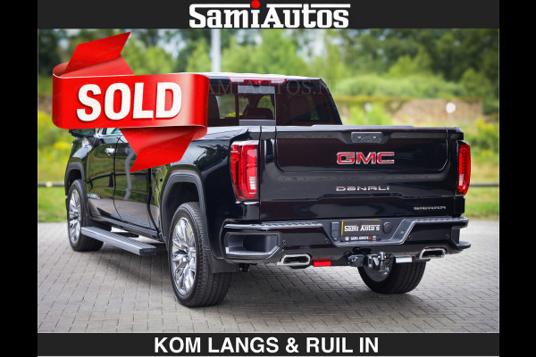 GMC Sierra DENALI | All-In Prijs | 6,2 V8 Full Option | De Meest Luxe Pick-Up in zijn Klasse | Comfortabele Dubbele Cabine met Royale 5 Zitplaatsen | BPM vrij | Nu Leverbaar uit Voorraad | Voorraad Nr 9194 | De specialist in Amerikaanse pick‑ups in Nederland en Europa.