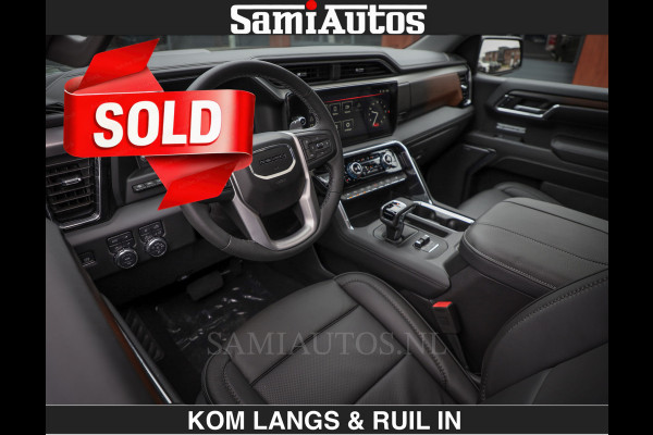 GMC Sierra DENALI | All-In Prijs | 6,2 V8 Full Option | De Meest Luxe Pick-Up in zijn Klasse | Comfortabele Dubbele Cabine met Royale 5 Zitplaatsen | BPM vrij | Nu Leverbaar uit Voorraad | Voorraad Nr 9194 | De specialist in Amerikaanse pick‑ups in Nederland en Europa.