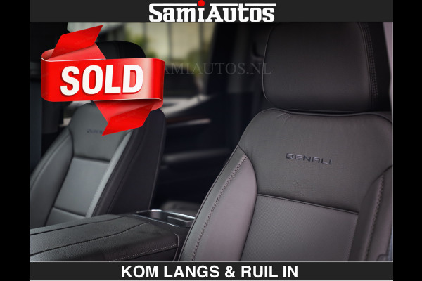 GMC Sierra DENALI | All-In Prijs | 6,2 V8 Full Option | De Meest Luxe Pick-Up in zijn Klasse | Comfortabele Dubbele Cabine met Royale 5 Zitplaatsen | BPM vrij | Nu Leverbaar uit Voorraad | Voorraad Nr 9194 | De specialist in Amerikaanse pick‑ups in Nederland en Europa.