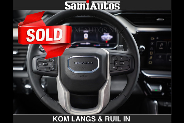 GMC Sierra DENALI | All-In Prijs | 6,2 V8 Full Option | De Meest Luxe Pick-Up in zijn Klasse | Comfortabele Dubbele Cabine met Royale 5 Zitplaatsen | BPM vrij | Nu Leverbaar uit Voorraad | Voorraad Nr 9194 | De specialist in Amerikaanse pick‑ups in Nederland en Europa.