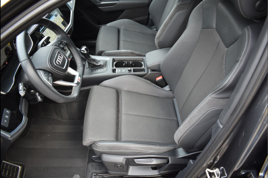 Audi Q3 45 TFSI e S-Line 245 Pk SOH 88% Leder/Stof Navi Camera Sfeerverlichting Keyless 20 Inch