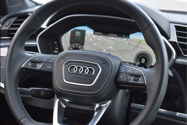 Audi Q3 45 TFSI e S-Line 245 Pk SOH 88% Leder/Stof Navi Camera Sfeerverlichting Keyless 20 Inch