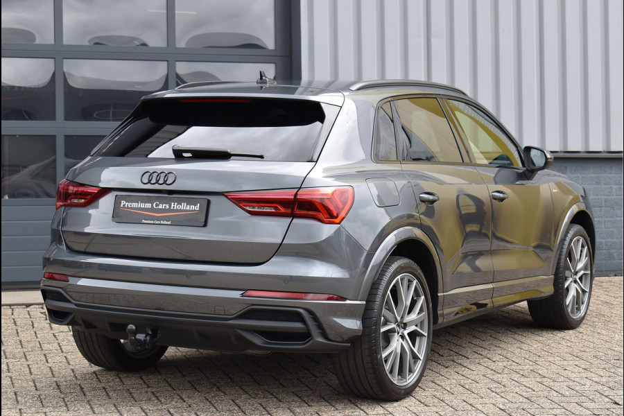 Audi Q3 45 TFSI e S-Line 245 Pk SOH 88% Leder/Stof Navi Camera Sfeerverlichting Keyless 20 Inch