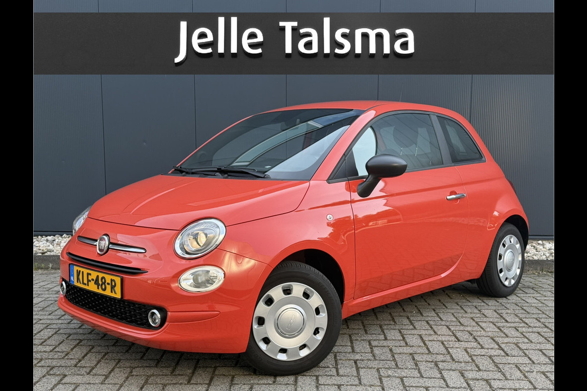 Fiat 500 1.0 Hybrid | Oranje | Apple Carplay/Android Auto | Licht/regensensor | Mistlampen voor