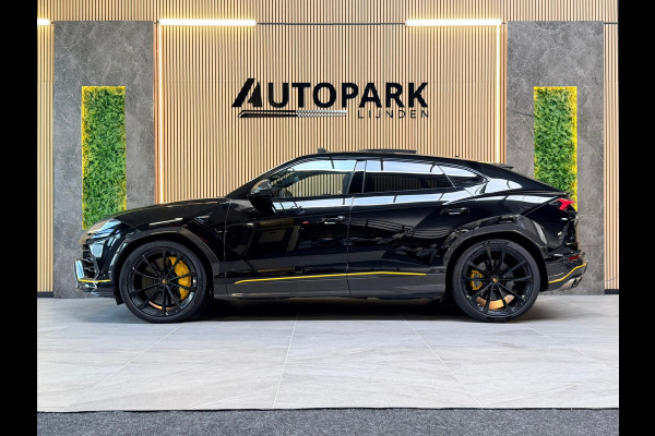 Lamborghini Urus 4.0 V8 |PANO|AKRAPOVIC|B&O|MASSAGE|CERAMIC|HuD|CARBON|SOFTCLOSE|360 CAMERA|GARANTIE 03/2027|23 INCH|650PK|BOMVOL!