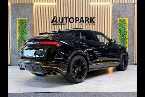Lamborghini Urus 4.0 V8 |PANO|AKRAPOVIC|B&O|MASSAGE|CERAMIC|HuD|CARBON|SOFTCLOSE|360 CAMERA|GARANTIE 03/2027|23 INCH|650PK|BOMVOL!