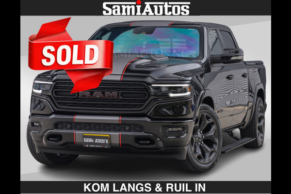 Dodge Ram LIMITED | TRAINHORN | | HUD | UITLAATKLEP | LUCHTVERING | STRIPING | PANODAK | BOM VOL | BLAUW VOORRUIT | 5.7 V8 HEMI 402PK | DC | DUBBELE CABINE | 5 PERSOONS | GRIJSKENTEKEN PICK UP | EERSTE EIGENAAR | OPEN UITLAAT KLEP & TRAIN HORN | | De specialist in Amerikaanse pick‑ups in Nederland en Europa.