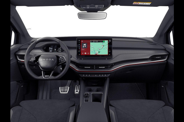 Škoda Enyaq 85 Sportline Tour Edition 286 pk | Trekhaak | Panorama Dak | Winter Pakket | Business Upgrade pakket - Advanced | Velgen: 21" lichtmetalen velgen Supernova, zwart gepolijst