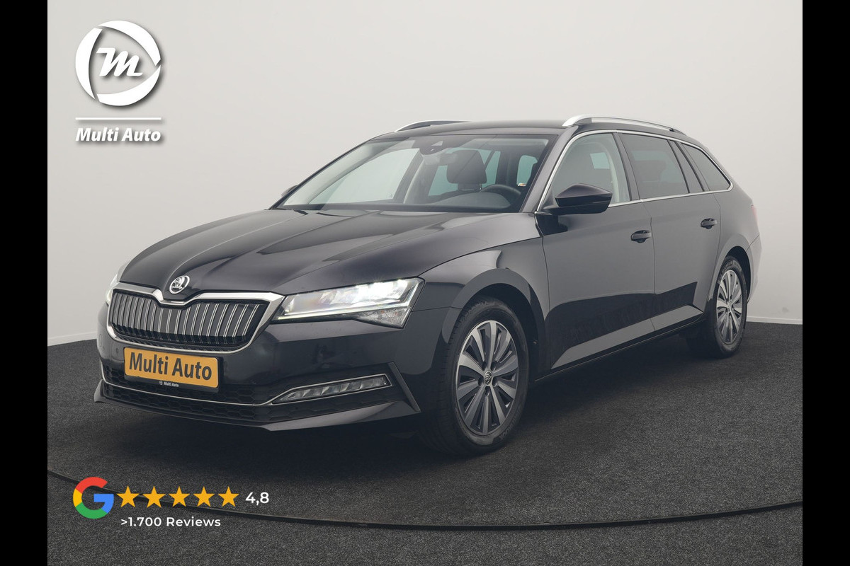 Škoda Superb Combi 1.4 TSI iV Business Edition PHEV 218pk Dealer O.H. | Adaptive Cruise | Camera | Stoelen Verwarmd | Apple Carplay | Navigatie | Crystal LED | DAB | Plug In Hybrid |