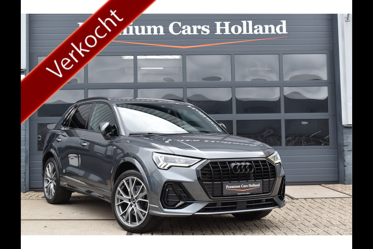 Audi Q3 45 TFSI e S-Line 245 Pk SOH 88% Leder/Stof Navi Camera Sfeerverlichting Keyless 20 Inch
