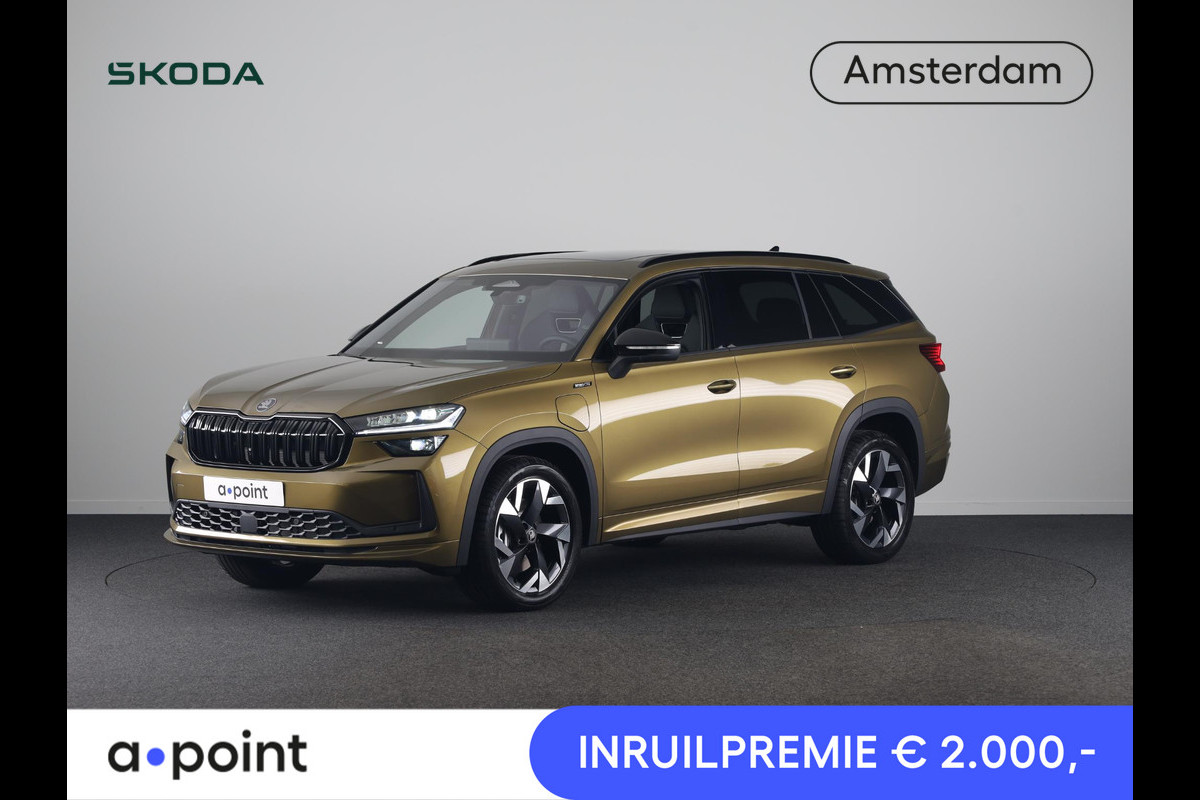 Škoda Kodiaq 1.5 TSI PHEV 204pk Sportline Business | Panoramadak | Trekhaak | Light & View | Adaptief onderstel | Canton Sound |
