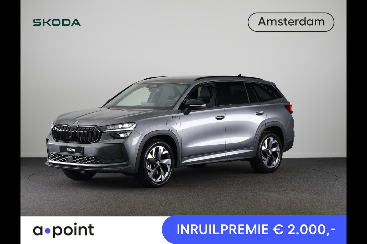 Škoda Kodiaq Sportline Business PHEV 1.5 TSI 204 pk | Trekhaak | Blind Spot | Adaptive Cruise | Stoelverwarming | Camera | Light & View