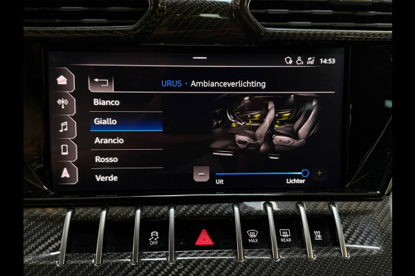 Lamborghini Urus 4.0 V8 |PANO|AKRAPOVIC|B&O|MASSAGE|CERAMIC|HuD|CARBON|SOFTCLOSE|360 CAMERA|GARANTIE 03/2027|23 INCH|650PK|BOMVOL!