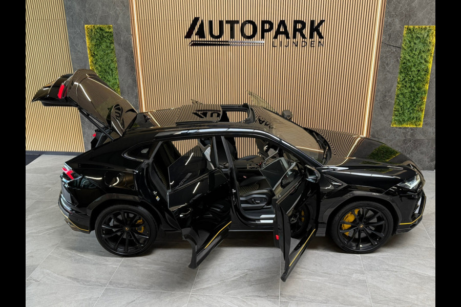 Lamborghini Urus 4.0 V8 |PANO|AKRAPOVIC|B&O|MASSAGE|CERAMIC|HuD|CARBON|SOFTCLOSE|360 CAMERA|GARANTIE 03/2027|23 INCH|650PK|BOMVOL!