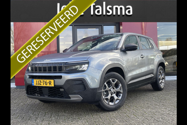 Jeep Avenger 1.2 Longitude | parkeersensoren rijdende auto niet altijd aanwezig