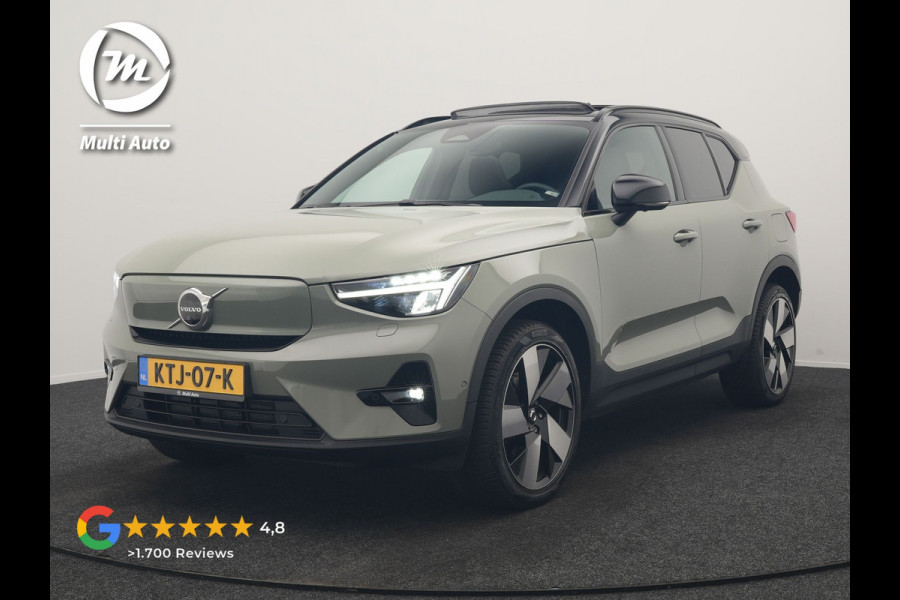 Volvo XC40 Recharge Ultimate 70 kWh 232pk Dealer O.H | Trekhaak Af Fabriek | Panodak | Adaptive Cruise | 360 Camera | Sportstoelen Memory & Verwarmd | Harman / Kardon | Keyless | Blis | Google Assistent | Stuur Verwarmd | Apple Carplay | DAB |