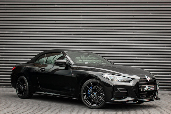 BMW 4 Serie Cabrio M440i xDrive High Executive 374PK / STUURVERWARMING / FULL BLACK / 19'' WHEELS / FULL OPTIONS /M-SPORT/ HEAD-UP