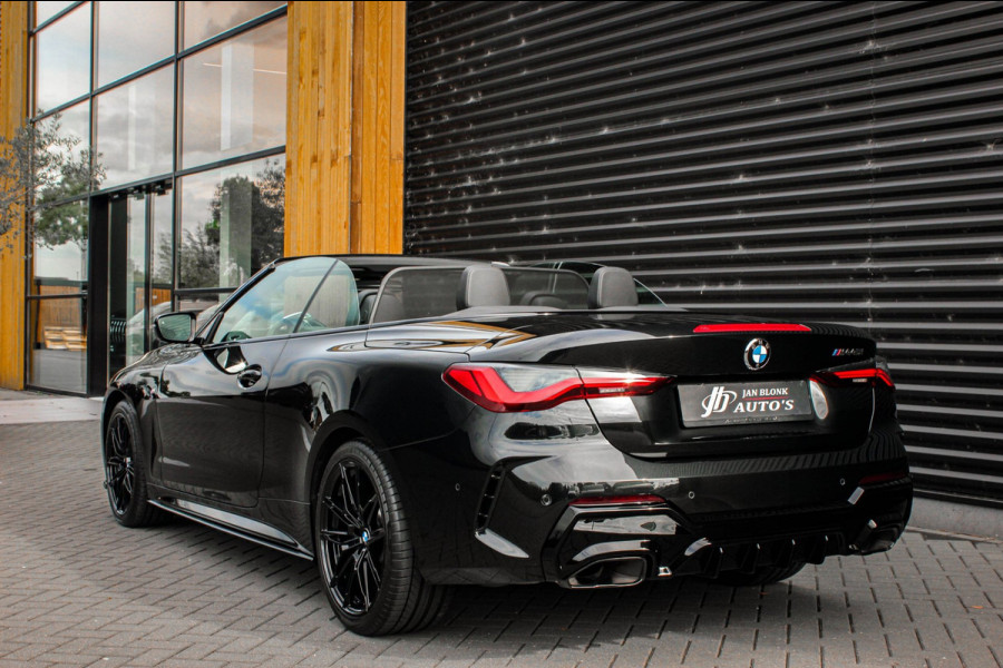 BMW 4 Serie Cabrio M440i xDrive High Executive 374PK / STUURVERWARMING / FULL BLACK / 19'' WHEELS / FULL OPTIONS /M-SPORT/ HEAD-UP
