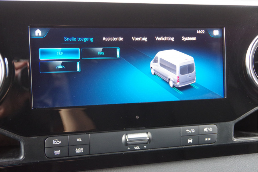 Mercedes-Benz Sprinter 319 3.0 CDI V6 L2H2 AUT. LED, 2X SCHUIFDEUR, 3.5T TREKHAAK, 360 CAMERA, MBUX 10'', LEDER, CRUISE, CLIMA, PARKEERSENSOREN, 18'' L
