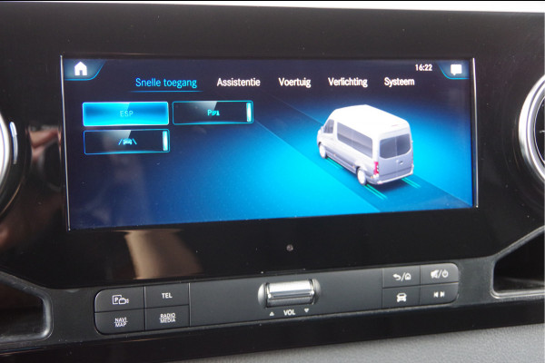 Mercedes-Benz Sprinter 319 3.0 CDI V6 L2H2 AUT. LED, 2X SCHUIFDEUR, 3.5T TREKHAAK, 360 CAMERA, MBUX 10'', LEDER, CRUISE, CLIMA, PARKEERSENSOREN, 18'' L
