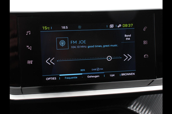 Peugeot e-208 EV Active Pack 50 kWh Climate Control Cruise control Half lederen bekleding Led verlichting Lichtmetalen velgen Navigatie Apple Carplay/Android Auto Parkeersensoren Stoelverwarming