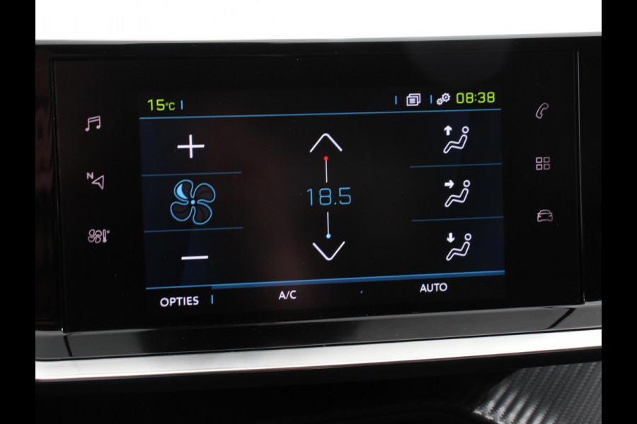 Peugeot e-208 EV Active Pack 50 kWh Climate Control Cruise control Half lederen bekleding Led verlichting Lichtmetalen velgen Navigatie Apple Carplay/Android Auto Parkeersensoren Stoelverwarming