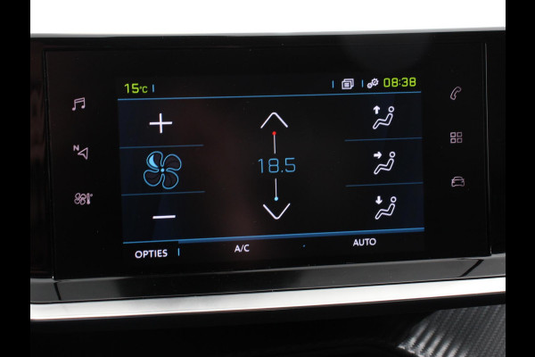 Peugeot e-208 EV Active Pack 50 kWh Climate Control Cruise control Half lederen bekleding Led verlichting Lichtmetalen velgen Navigatie Apple Carplay/Android Auto Parkeersensoren Stoelverwarming