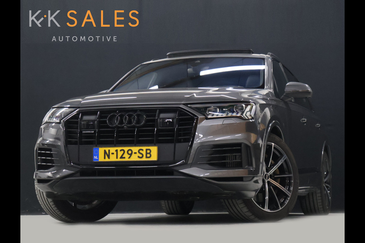 Audi Q7 60 TFSI e quattro Competition [SCHUIFKANTELDAK, RS ZETELS, APPLE CARPLAY, TREKHAAK, MEMORY SEATS, STOELVERWARMING V+A, HEAD-UP, B&O, STOELVENTILATIE, MASSAGE, HD MATRIX LED, 360 CAMERA, ELEK ACHTERKLEP, NIEUWSTAAT]