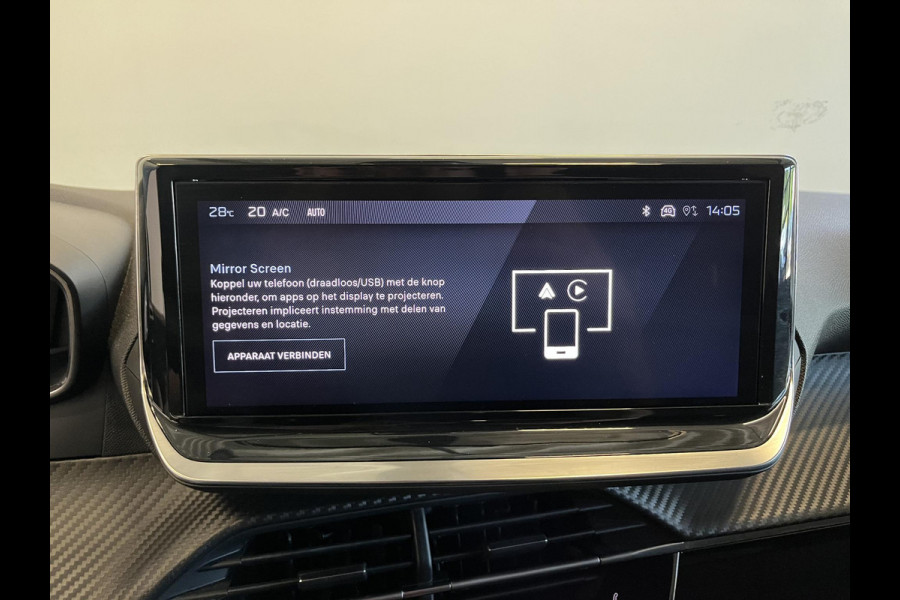 Peugeot 208 Hybrid 100 Automaat Allure Navigatie Apple Carplay/ Android Auto Camera Parkeersensoren Adaptive Cruise Control Stoelverwarming Ledverlichting Climate control