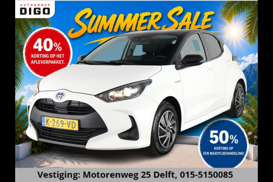 Toyota Yaris 1.5 HYBRIDE BLACK & WHITE GARANTIE TOT 3-2031! . APPLE CARPLAY & ANDRIOD AUTO . ACHTERUITRIJ CAMERA . ADAPTIEVE CRUISE CONTROL .