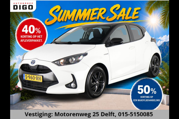 Toyota Yaris 1.5 HYBRIDE BI-TONE SPORT GARANTIE 6-2031 . ADAPTIEVE CRUISE CONTROL . DEALER ONDERHOUDEN . ACHTERUITRIJ CAMERA .