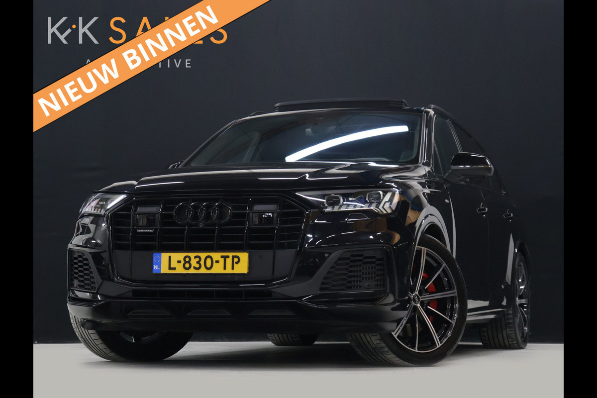 Audi Q7 60 TFSI e quattro Competition S line [TREKHAAK, SCHUIFDAK, 360° CAMERA, APPLE CARPLAY, STOELVENTILATIE, STUURVERWARMING, NIEUWSTAAT]