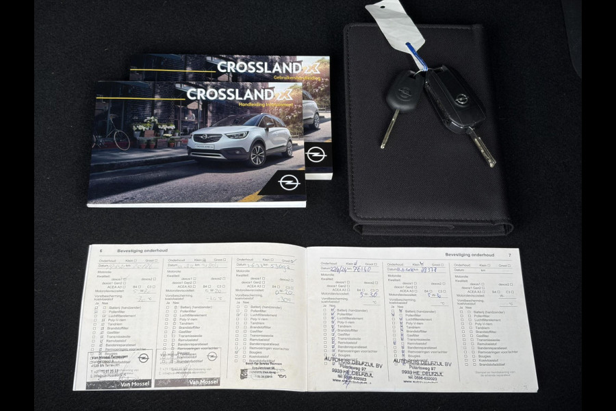Opel Crossland X 1.2 Turbo 120 Jaar Edition ✓110pk✓D-riem vv in 2025✓2e Eigenaar✓Carplay✓Lm velgen✓N.A.P✓6 Bak✓Airco✓Cruise✓Pdc✓Rijstrooksensor✓Nieuwe Apk bij Aflevering