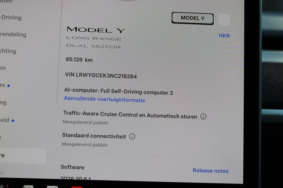 Tesla Model Y Long Range AWD 75 kWh SOh 91% PANO LEER LED 95000KM!!!