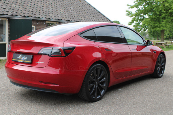 Tesla Model 3 Long Range AWD 75 kWh Soh 91.3% PANO LEER NAVI 77000KM!!
