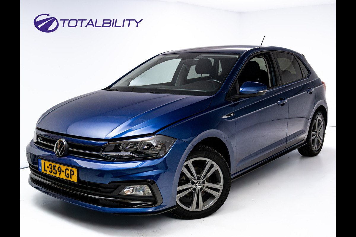 Volkswagen Polo 1.0 TSI R-Line Edition | Trekhaak | Adaptive Cruise | Stoelverwarming | Apple carplay/Android auto Airco, Camera, All-season, DAB, Privacy glas