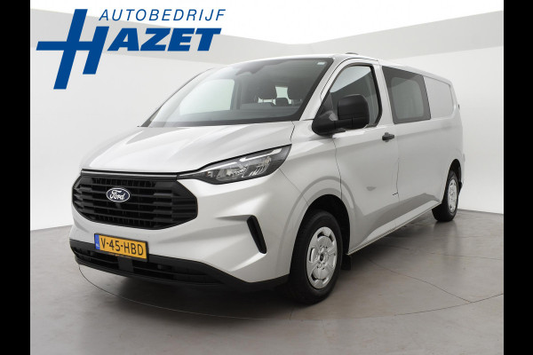 Ford Transit Custom 300 2.0 TDCI L2H1 6-PERS DUBBEL CAB. + TREKHAAK | CARPLAY | CAMERA
