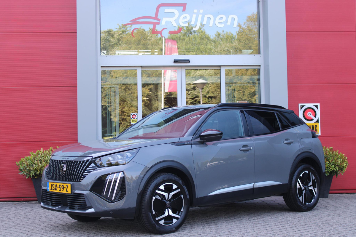 Peugeot 2008 1.2 Hybrid 145PK AUTOMAAT GT PACK | ELEKTRISCH BEDIENBARE BESTUURDERSSTOEL | NAVIGATIE | FULL LED KOPLAMPEN | DRAADLOZE APPLE CARPLAY/ANDROID AUTO | ADAPTIVE CRUISE CONTROL | CAMERA VOOR + ACHTER | CLIMATE CONTROL | LICHTMETALEN VELGEN 17" | KEYLESS ENTRY/START | DAB+ RADIO | ALCANTARA/LEDEREN BEKLEDING  | DODEHOEK DETECTIE | PARKEERSENSOREN VOOR + ACHTER | STOEL VERWARMING | DRAADLOZE TELEFOONLADER |